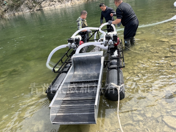 虹吸式淘金船5寸6寸