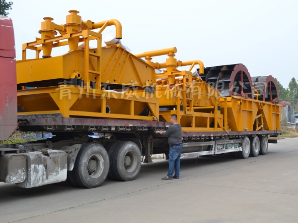  洗沙設(shè)備發(fā)貨現(xiàn)場
